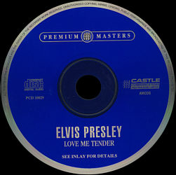 Love Me Tender (Premium Masters) - Australia 1989 - BMG PCD 10029