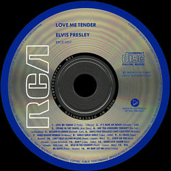 Love Me Tender - Australia 1989 - BMG BPCD 5097