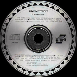 Love Me Tender - Malaysia 2000 - BMG 295 052 (Ariola Express) - Elvis Presley CD