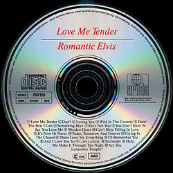 Love Me Tender-Romantic Elvis-20 Welthits - Germany 1987