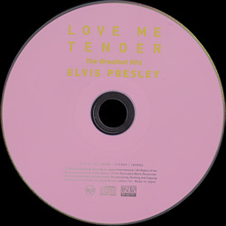 Love Me Tender - The Greatest Hits - Sony Music SICP 31171 - Japan 2018 - Elvis Presley CD