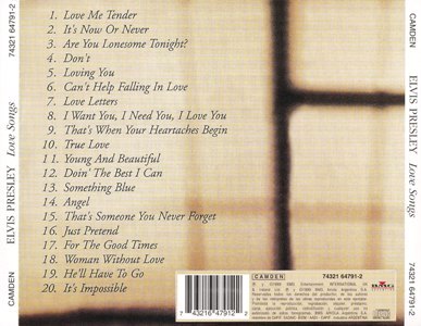 Love Songs - Argentina 1999 - BMG 74321 64791 2