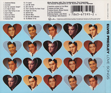 Love Songs - Canada 1998 - BMG 07863 67595 2 - Elvis Presley CD