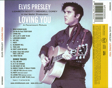 Loving You (remastered and bonus) - Brazil 2011 - Sony 82876-66060-2 - Elvis Presley CD