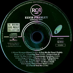 Loving You - EU 1999 - BMG 74321 90604 2 - Elvis Presley CD