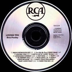 Loving You - USA 1991 - BMG 1515-2-R - Elvis Presley CD