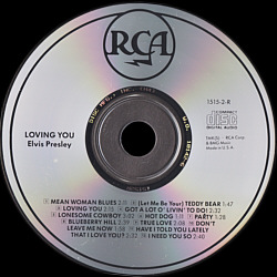 Loving You - USA 1994 - BMG 1515-2-R - Elvis Presley CD