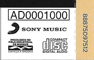 Mega Hits - Brazil 2015 - Sony 88875097512 - Elvis Presley CD