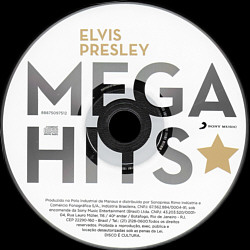 Mega Hits - Brazil 2016 - Sony 88875097512 AE1000  - Elvis Presley CD