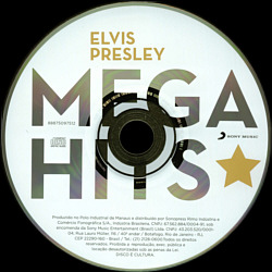 Mega Hits - Brazil 2015 - Sony 88875097512 - Elvis Presley CD