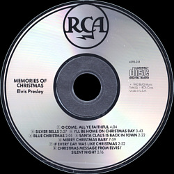 Memories Of Christmas - USA 1988 - BMG 4395-2-R - Elvis Presley CD