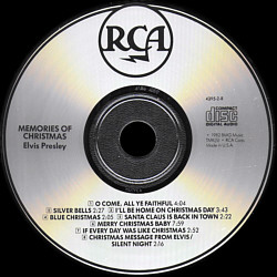 Memories Of Christmas - USA 1989 - BMG 4395-2-R - Elvis Presley CD