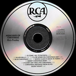 Memories Of Christmas - USA 1997 - BMG 4395-2-RRE - Elvis Presley CD Memories Of Christmas - USA 2004 - BMG 4395-2-R - Elvis Presley CD