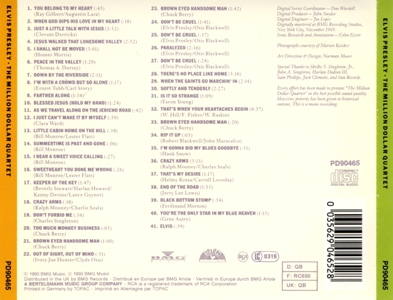 The Million Dollar Quartet - Germany 1990 - BMG PD 90465