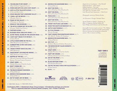The Million Dollar Quartet - Germany 1994 - BMG 74321 13840 2