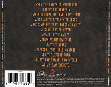 Crying In The Chapel - Gaither Gospel Series - Sony Music USA 889854131425 - Elvis Presley CD Million Dollar Quartet - Gospel Favorites - - Hymns And Gospel Favorites - Gaither Gospel Series - Sony Music USA 889854131425 - Elvis Presley CD