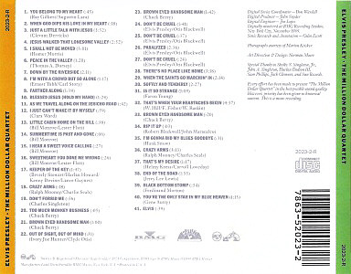The Million Dollar Quartet - USA 1991 - BMG 2023-2-R - Elvis Presley CD