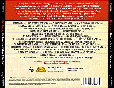 The Complete Million Dollar Quartet - EU 2020 - Sony Music 82876 88935 2 - Elvis Presley CD