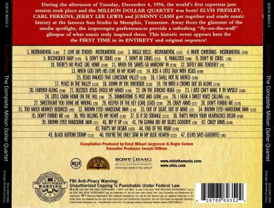The Complete Million Dollar Quartet - USA 2006 - Sony/BMG 82876 88935 2