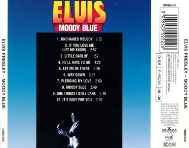 Moody Blue - BMG ND90252 - Australia 1992