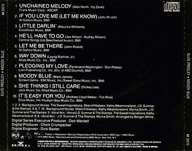 Moody Blue - Brazil 1993 - BMG M2075 - Elvis Presley CD