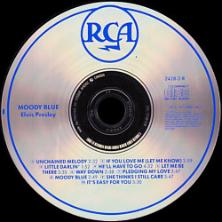 Moody Blue - Canada 1993 -  BMG 2428-2-R- Elvis Presley CD