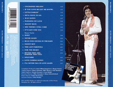 Moody Blue (remastered and bonus) - EU 2014 - Sony Music 07863 67931-2 - Elvis Presley CD