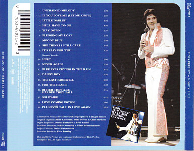 Moody Blue (remastered and bonus) - USA 2007 - Sony-BMG 07863 67931 2 - Elvis Presley CD