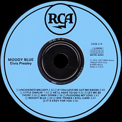 Moody Blue - USA 1995 - BMG 2428-2-R - Elvis Presley CD