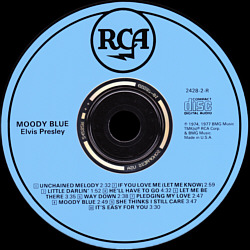 Moody Blue - USA 1996 - BMG 2428-2-R - Elvis Presley CD