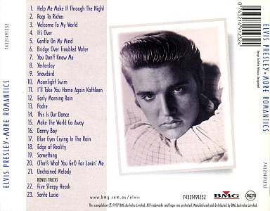 More Romantics - Australia 1997 - BMG 74321491232 - Elvis Presley CD