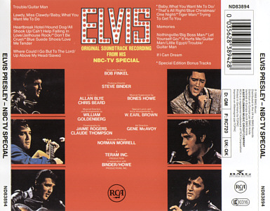 NBC TV Special - Elvis Presley CD NBC TV Special - EU 2015 - Sony Music ND 83894 - Elvis Presley CD