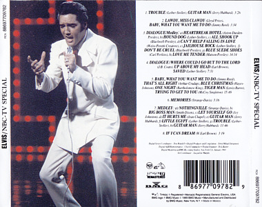 NBC TV Special - USA 2010 - Sony Music 88697709782 - Elvis Presley CD