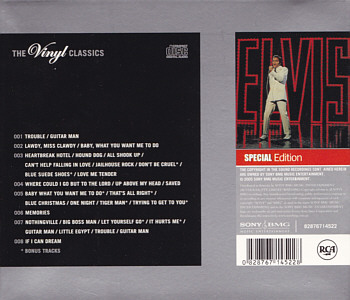 NBC TV Special - Sony/BMG 82876714522 - Australia 2006 - (Vinyl Classics Special Edition) - Elvis Presley CD