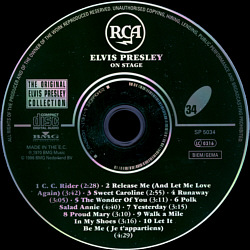 On Stage - The Original Elvis Presley Collection Vol. 34 - EU 1999 - BMG 74321 90635 2 - Elvis Presley CD