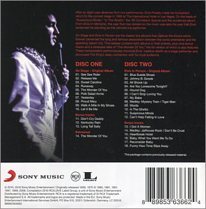 On Stage - EU 2016 - Sony Legacy 88985363662 - Elvis Presley CD