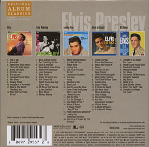 Original Album Classics - Vol. 1 - The First Albums (5 CD Box) - EU 2008 - Sony/BMG Legacy 8869729557 2 - Elvis Presley CD