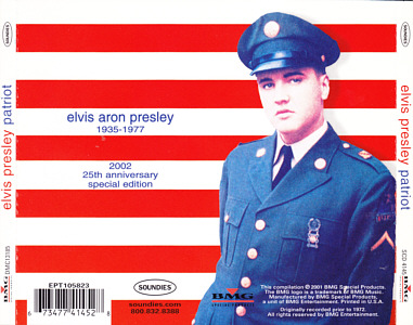 Patriot - 25th Anniversary Special Edition - USA 2001 - BMG SCD 4145 - Elvis Presley CD