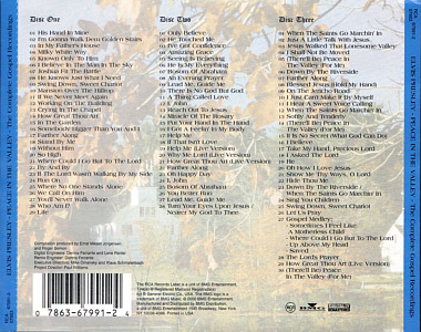 Peace In The Valley - The Complete Gospel Recordings - USA 2000 - Elvis Presley CD