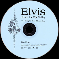 Peace In The Valley - The Complete Gospel Recordings - Sony-BMG USA 2006 - Elvis Presley CD