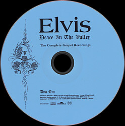 Peace In The Valley - The Complete Gospel Recordings - Canada BMG BG2 67991 - Columbia House - Elvis Presley CD