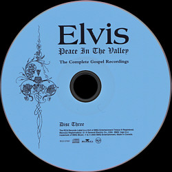 Peace In The Valley - The Complete Gospel Recordings - Canada BMG BG2 67991 - Columbia House - Elvis Presley CD