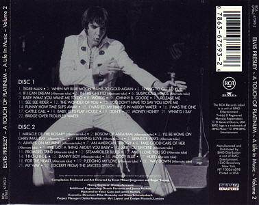 A Touch Of Platinum - A Life In Music Vol. 2 - USA 1998 - BMG 07863 67593-2