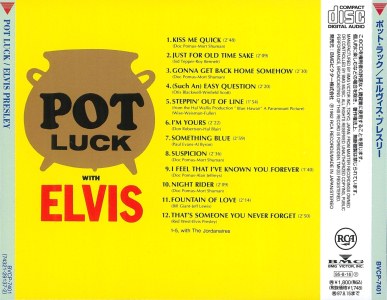 Pot Luck With Elvis - Japan 1995 - BMG BVCP 7401