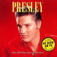 PRESLEY The All Time Greatest Hits - Australia 1997 - BMG ND 90100 - As Seen On TV sticker