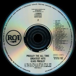 CD 2 - PRESLEY The All Time Greatest Hits - Spain 1988 - BMG PD 90100(2)