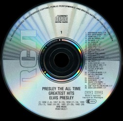 CD 1 - PRESLEY The All Time Greatest Hits - Germany 1991 - BMG PD 90100 (2)-1