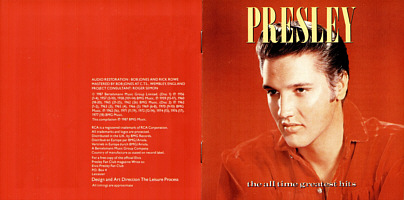 PRESLEY The All Time Greatest Hits - Germany 1994 - BMG PD 90100 (2)-1 - Elvis Presley CD