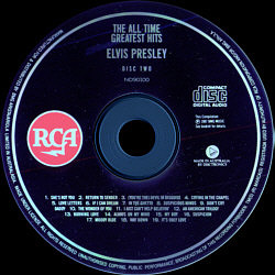 PRESLEY The All Time Greatest Hits - Australia 2002 - BMG ND 90100