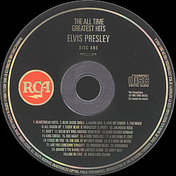 PRESLEY The All Time Greatest Hits - New Zealand 2000 - BMG ND 90100